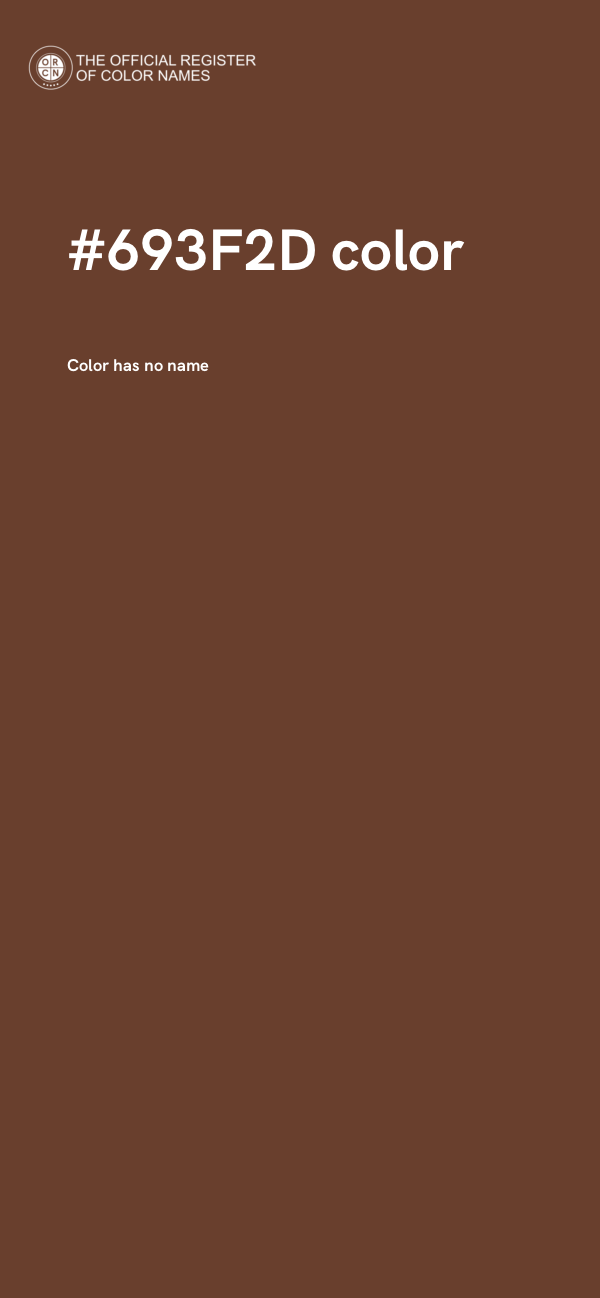 #693F2D color image