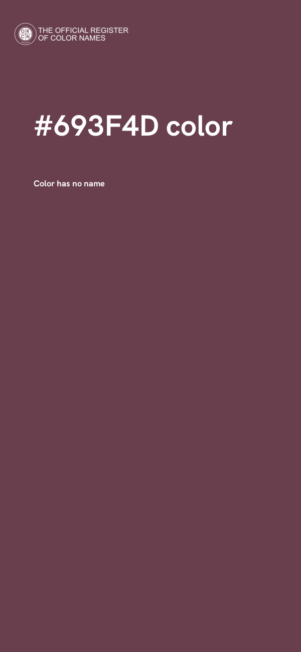 #693F4D color image
