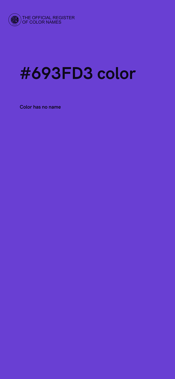 #693FD3 color image