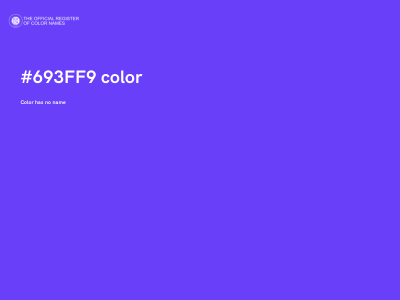 #693FF9 color image
