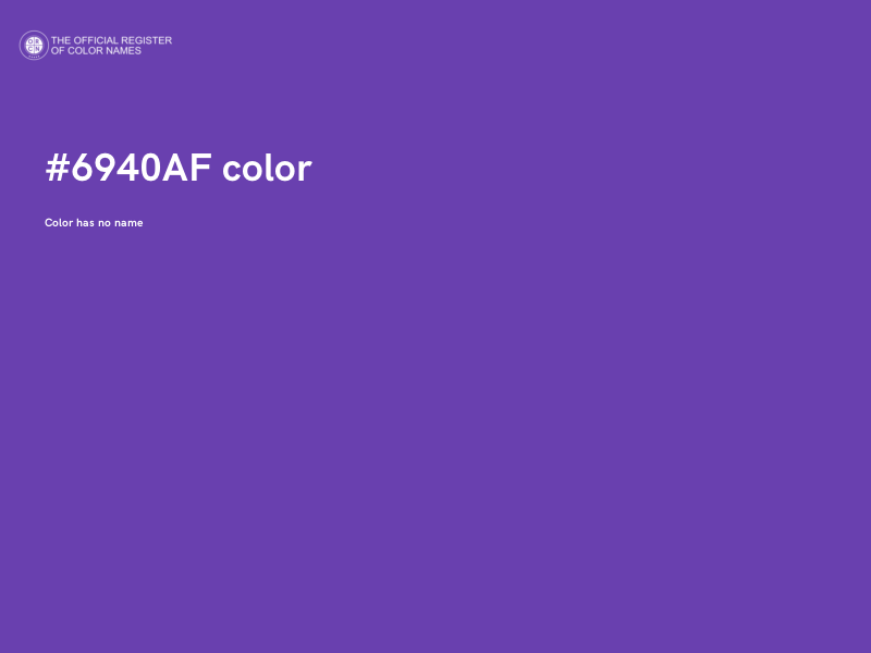 #6940AF color image