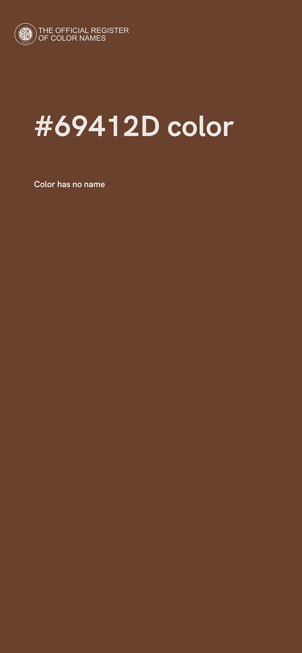 #69412D color image