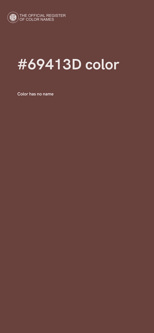 #69413D color image