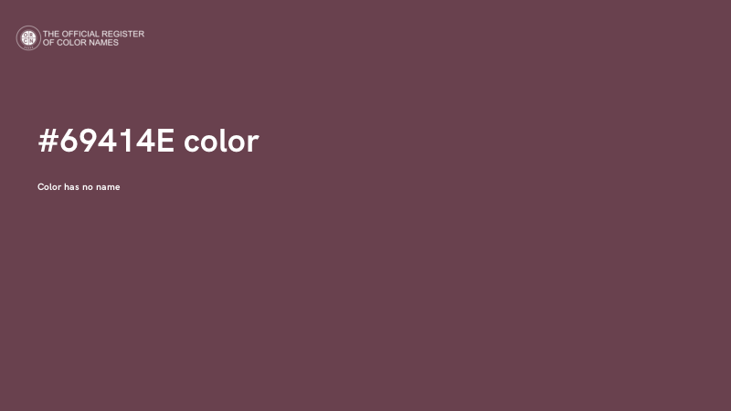 #69414E color image