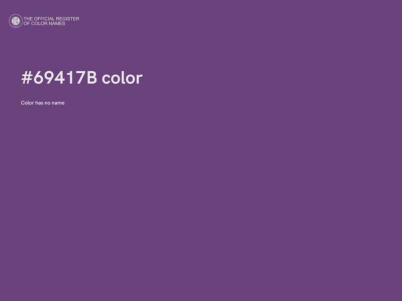 #69417B color image