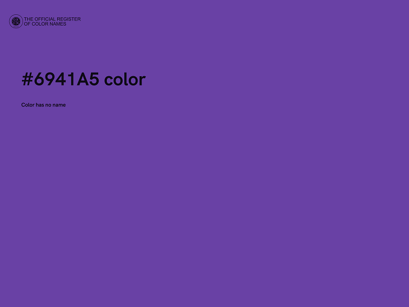 #6941A5 color image