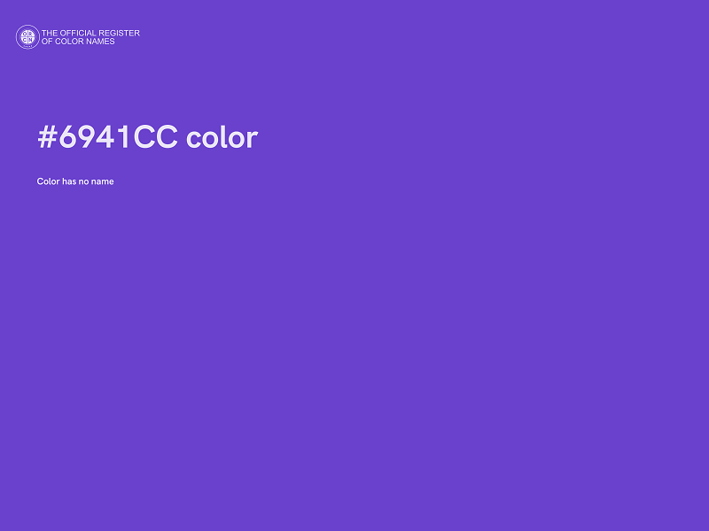 #6941CC color image