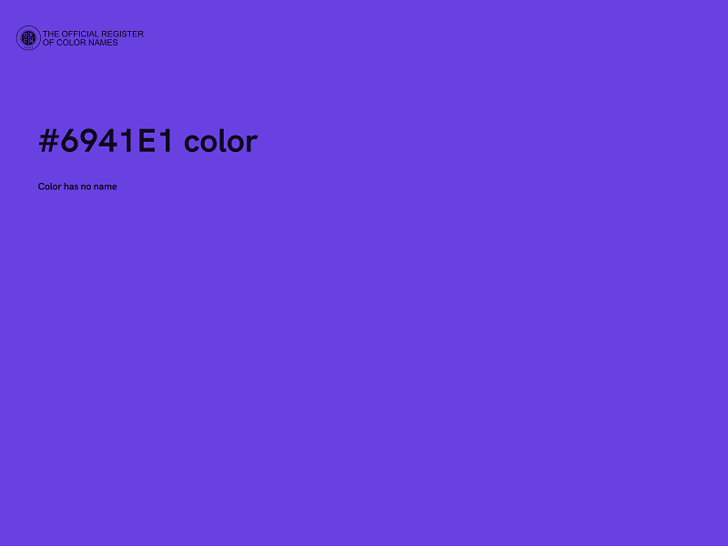 #6941E1 color image