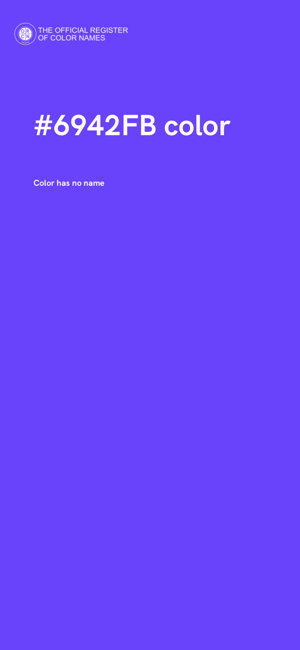 #6942FB color image