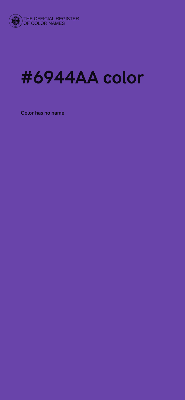 #6944AA color image