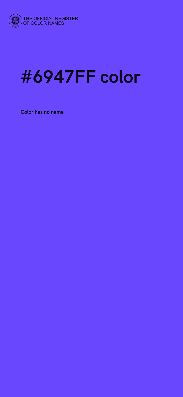 #6947FF color image