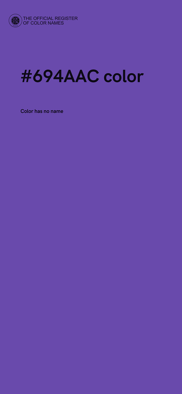 #694AAC color image