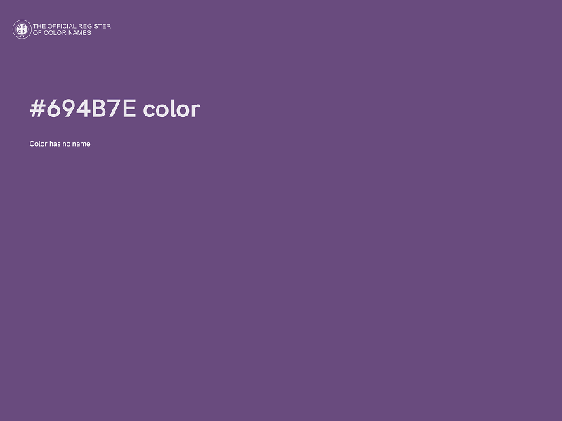 #694B7E color image