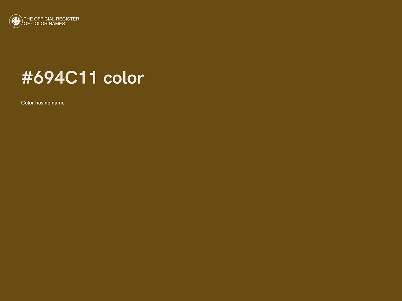 #694C11 color image