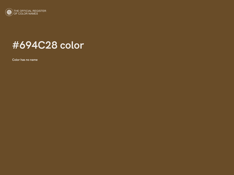 #694C28 color image