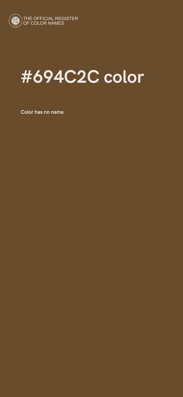 #694C2C color image