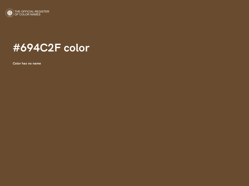 #694C2F color image