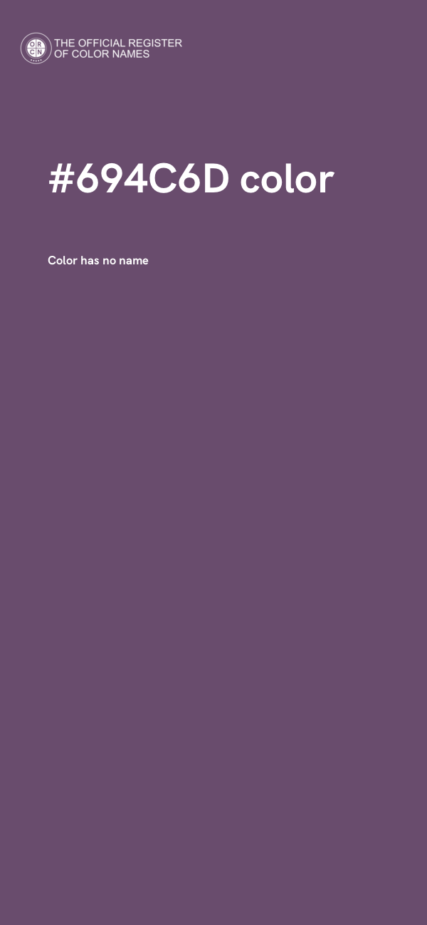 #694C6D color image