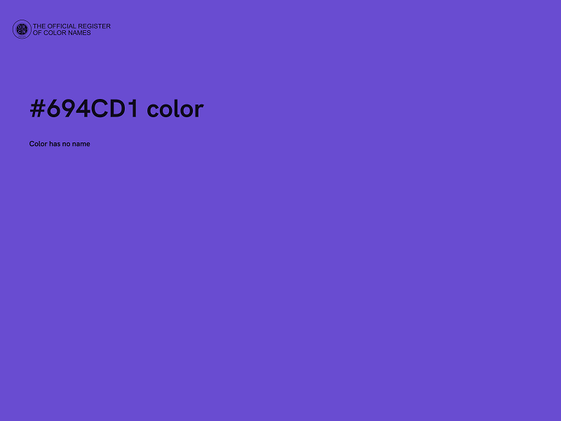 #694CD1 color image