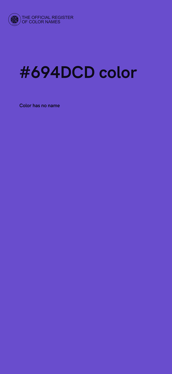 #694DCD color image