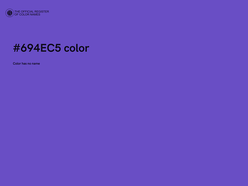 #694EC5 color image