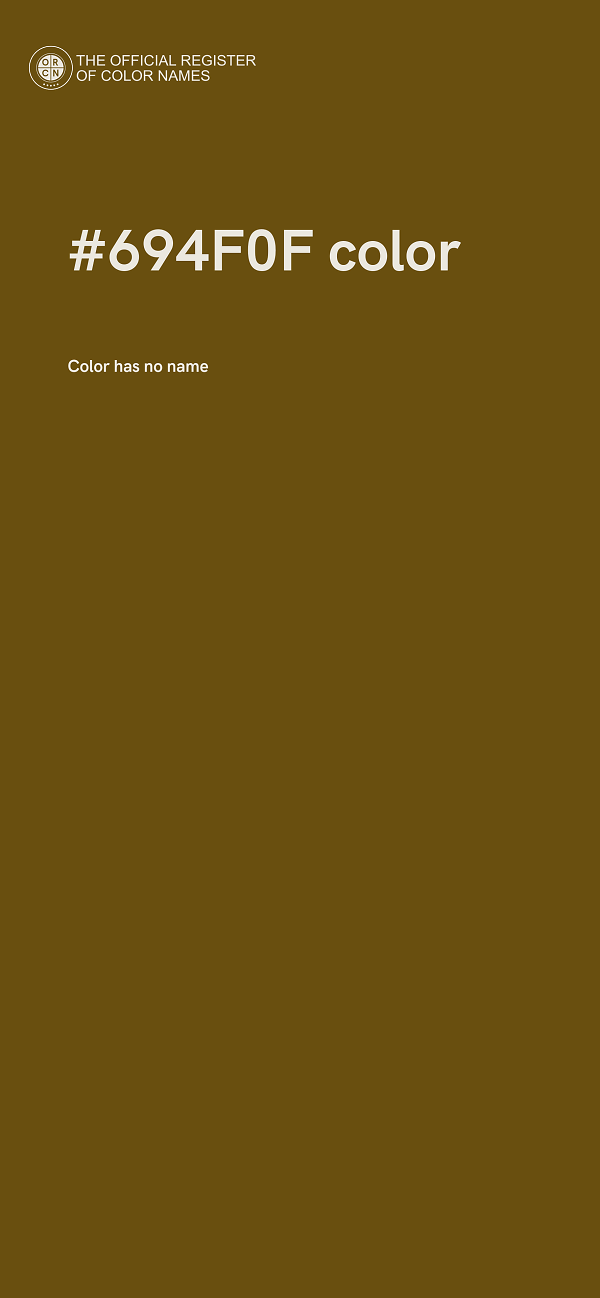 #694F0F color image