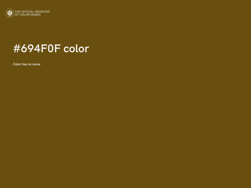 #694F0F color image