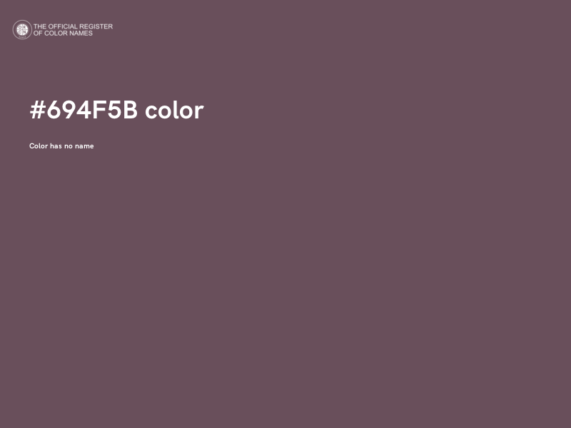 #694F5B color image