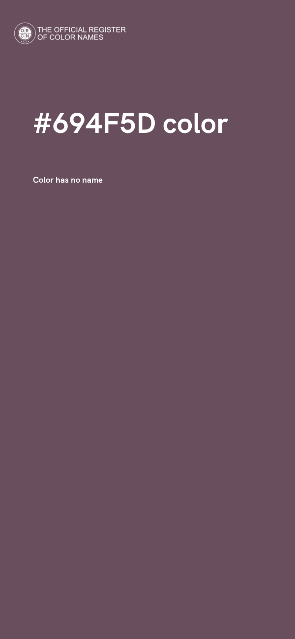 #694F5D color image