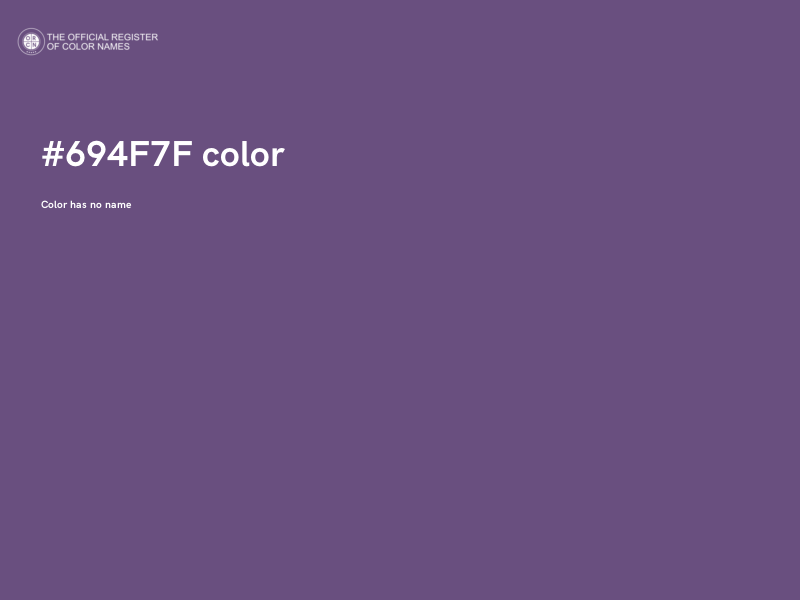 #694F7F color image