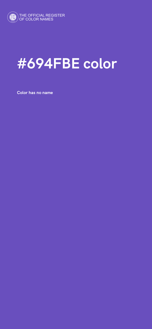 #694FBE color image