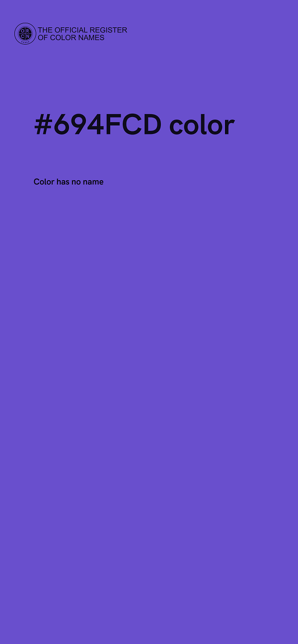 #694FCD color image