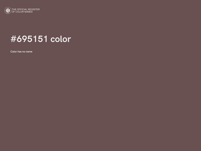 #695151 color image