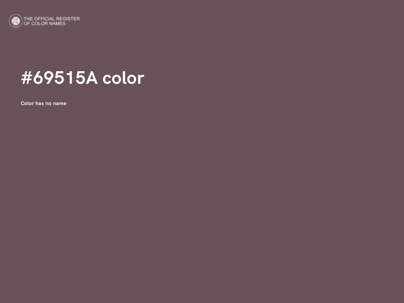 #69515A color image