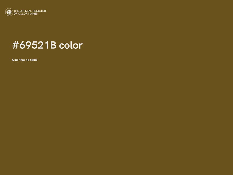 #69521B color image