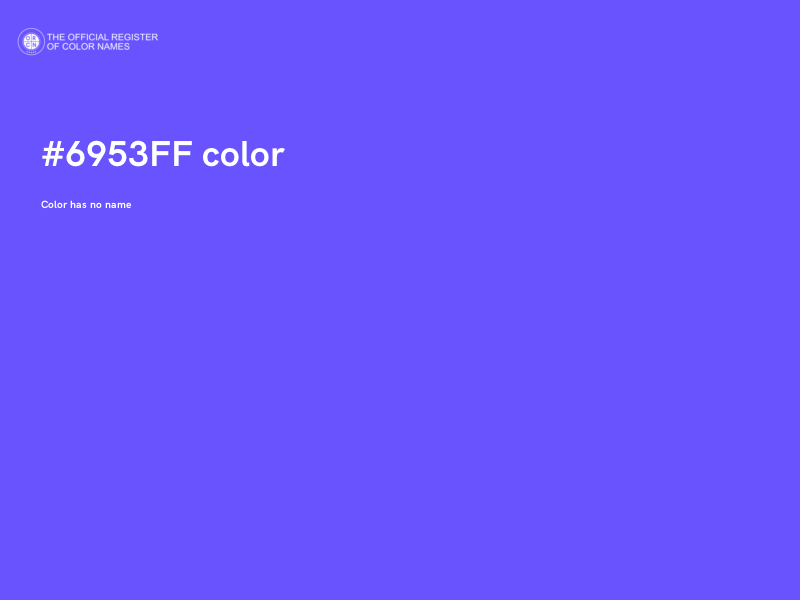 #6953FF color image