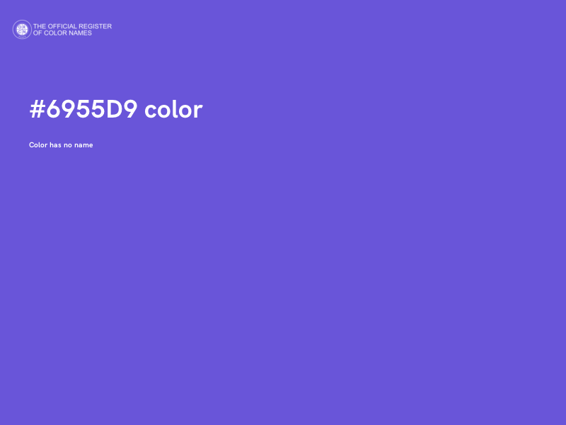 #6955D9 color image