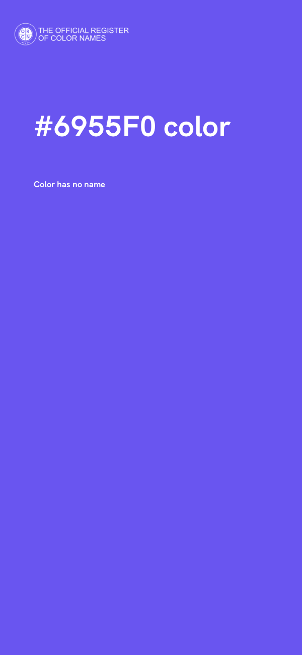#6955F0 color image