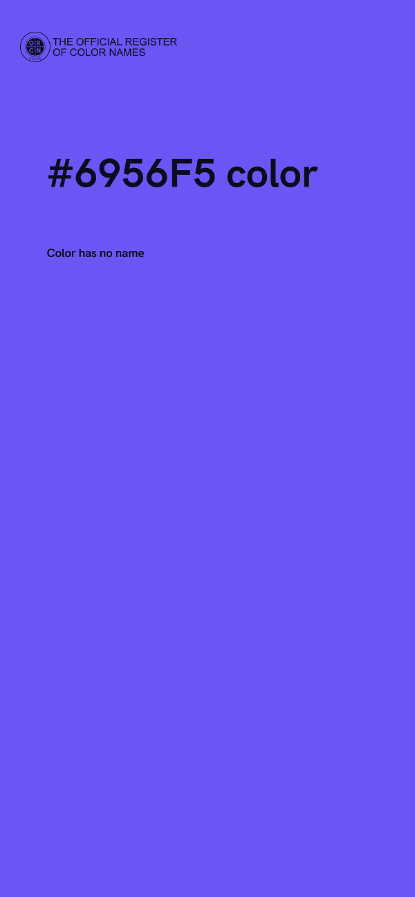 #6956F5 color image