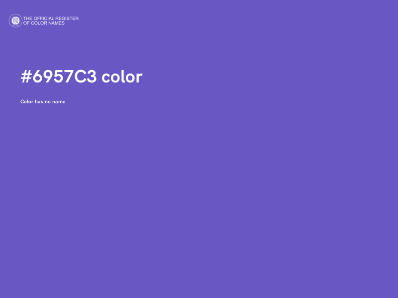 #6957C3 color image