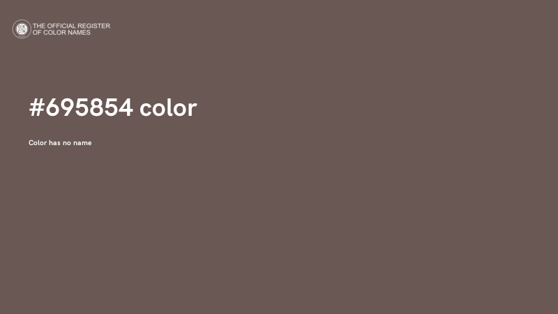 #695854 color image