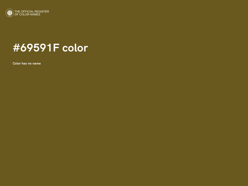 #69591F color image