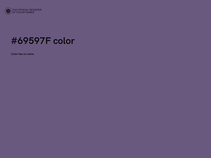 #69597F color image
