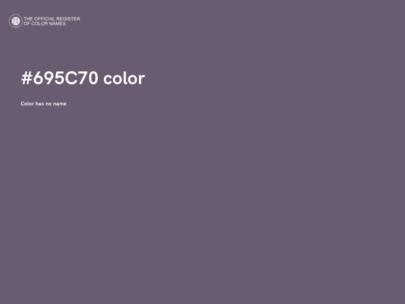 #695C70 color image
