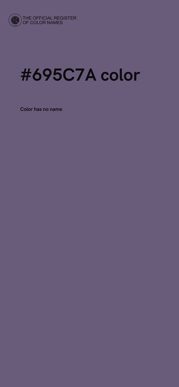 #695C7A color image