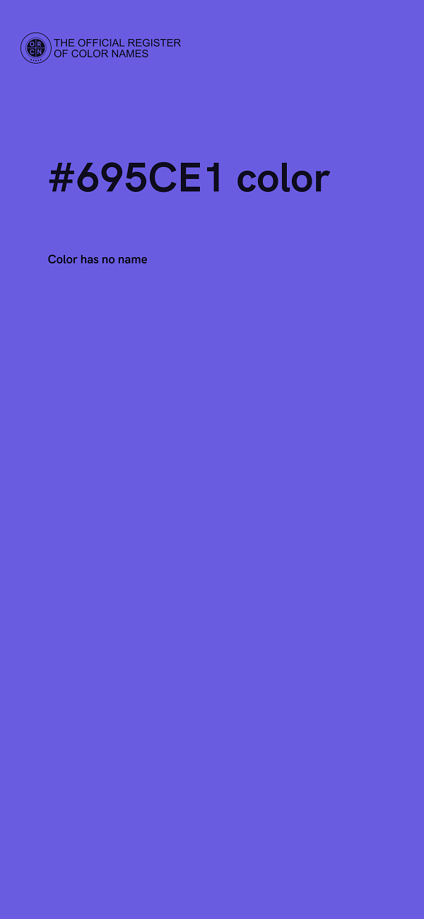 #695CE1 color image