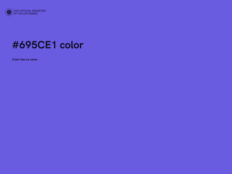 #695CE1 color image