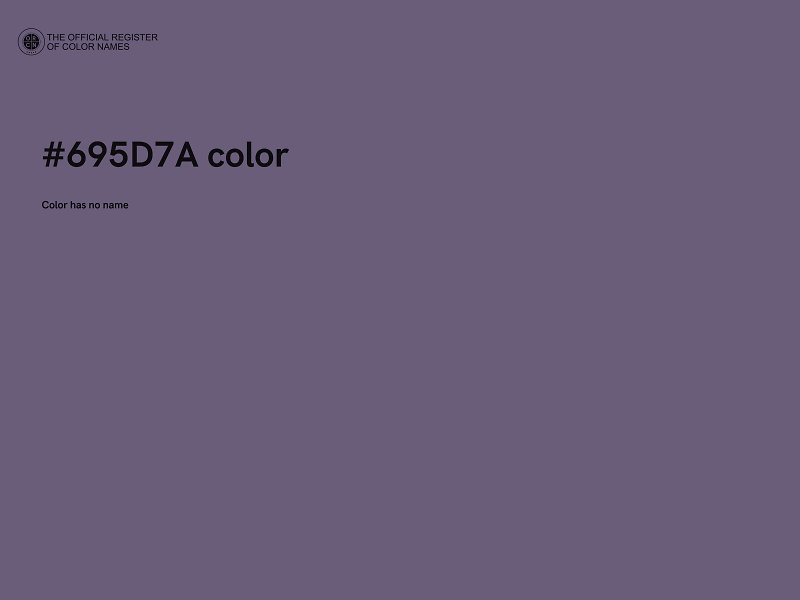 #695D7A color image