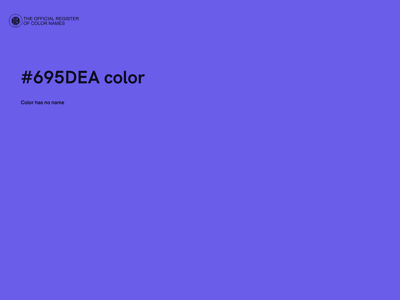 #695DEA color image