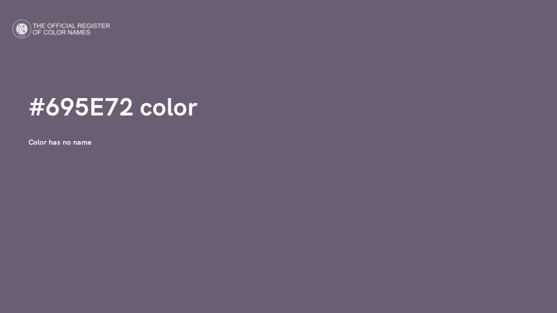 #695E72 color image